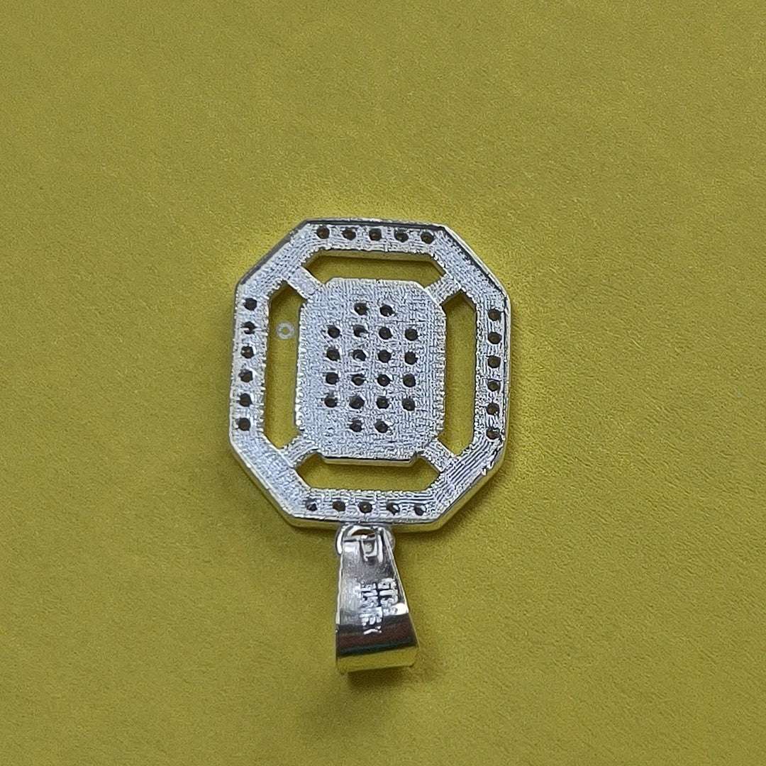 DIJE C/CIRCONIAS PLATA .925 3.4 GR (NUEVO)