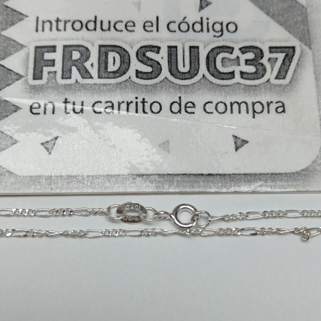 CADENA TEJIDO 3X1 PLATA .925 50 CM 2.2 GR (NUEVO)
