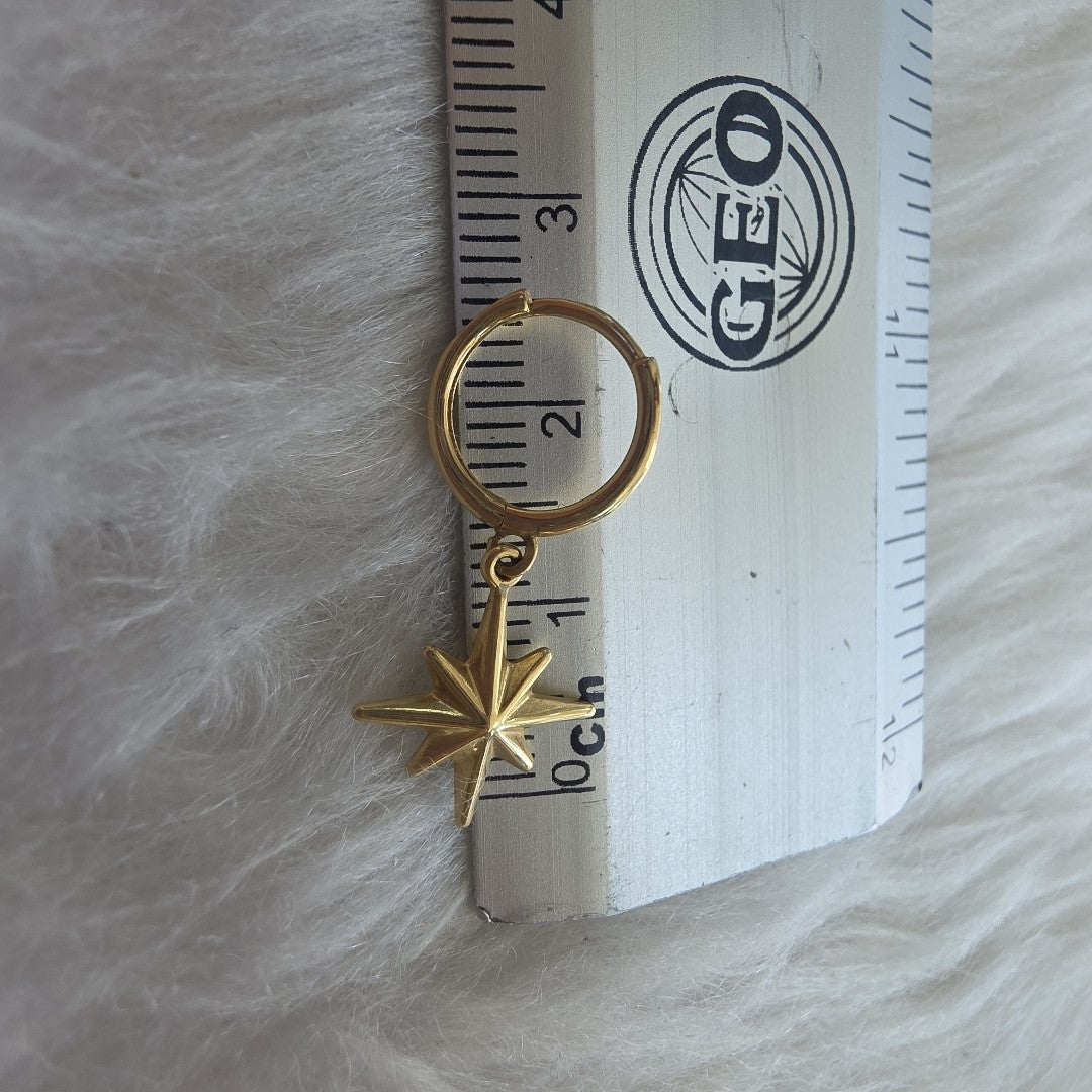 ARRACADAS PAR ORO 14 K 1.4 GRMS (SEMINUEVO)