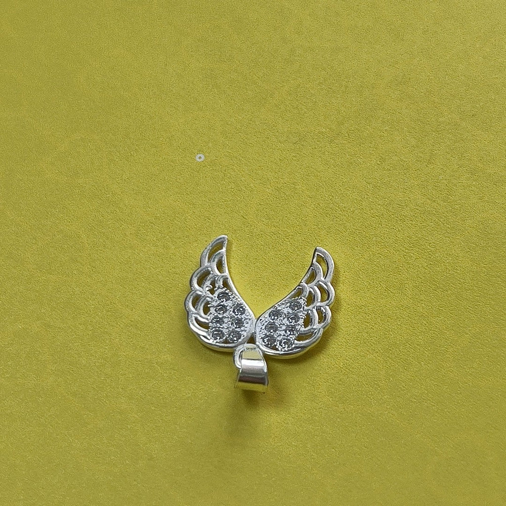 DIJE ALAS C/CIRCONIAS PLATA .925 2.2 GR (NUEVO)