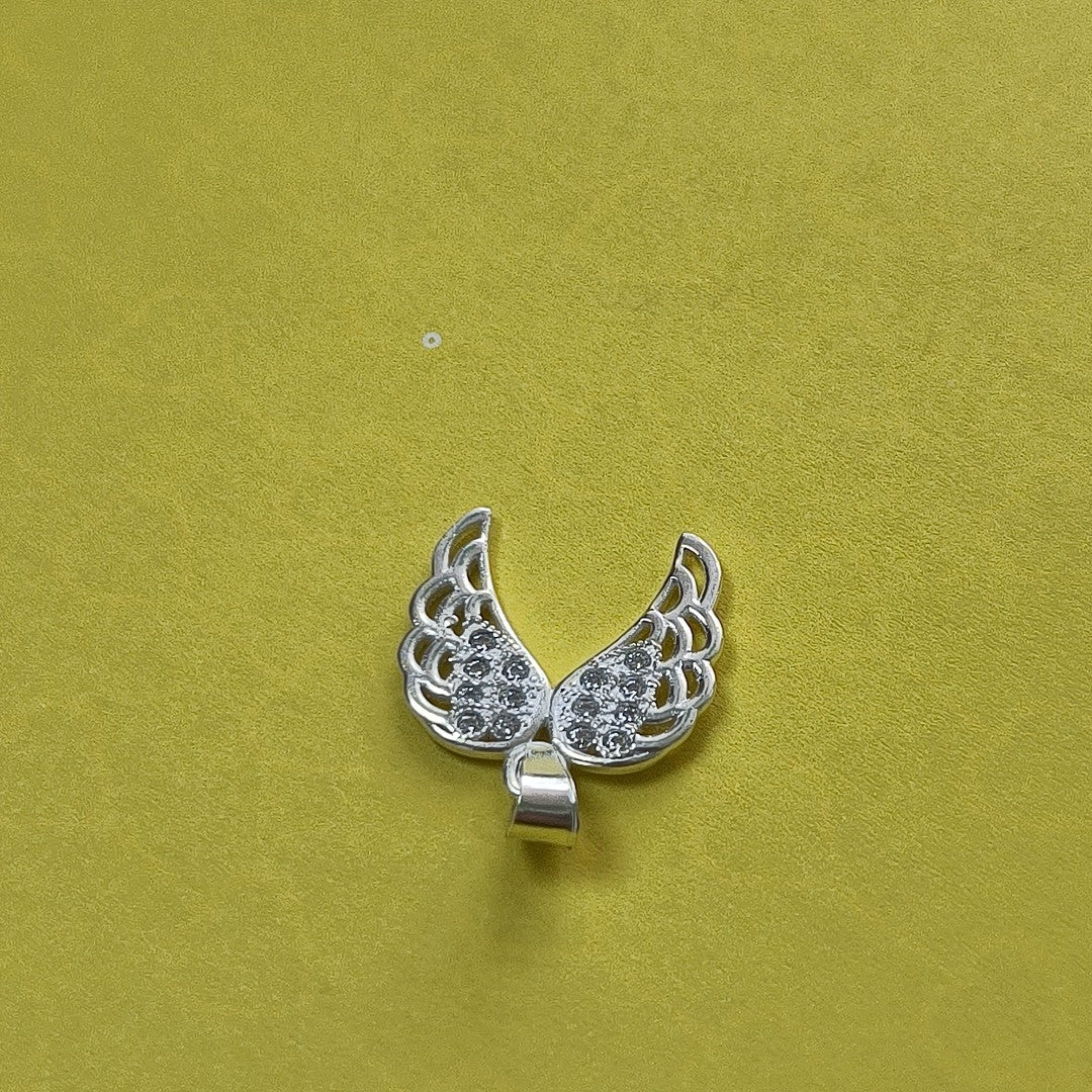 DIJE ALAS C/CIRCONIAS PLATA .925 2.2 GR (NUEVO)