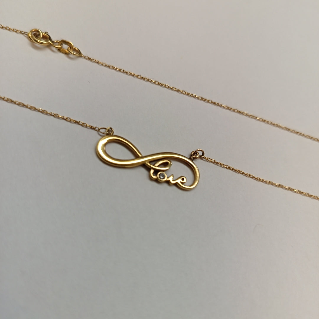 DIJE, GARGANTILLA ORO 14 K 2.2 GRMS (SEMINUEVO)