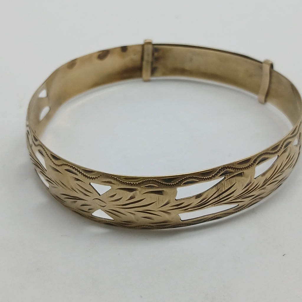 PULSERA RIGIDA ORO 10 K 8,90 GRMS (SEMINUEVO)