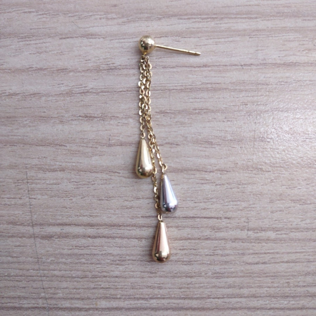 ARETES PAR ORO 14 K 2 GRMS (SEMINUEVO)