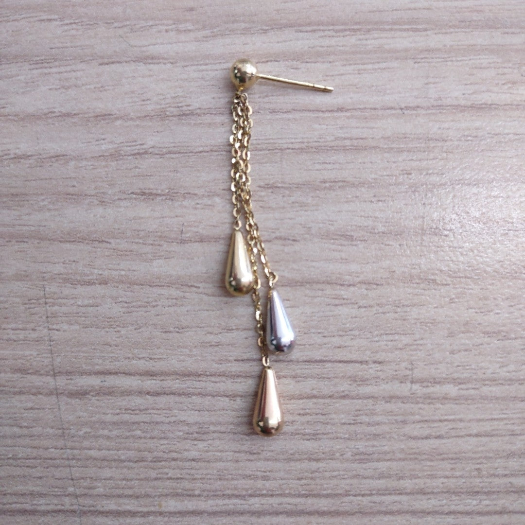 ARETES PAR ORO 14 K 2 GRMS (SEMINUEVO)