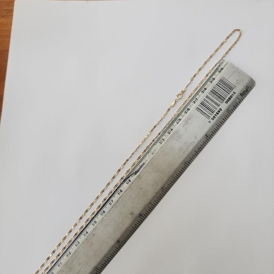 CADENA, DIJE ORO 14 K 4.7 GRMS (SEMINUEVO)