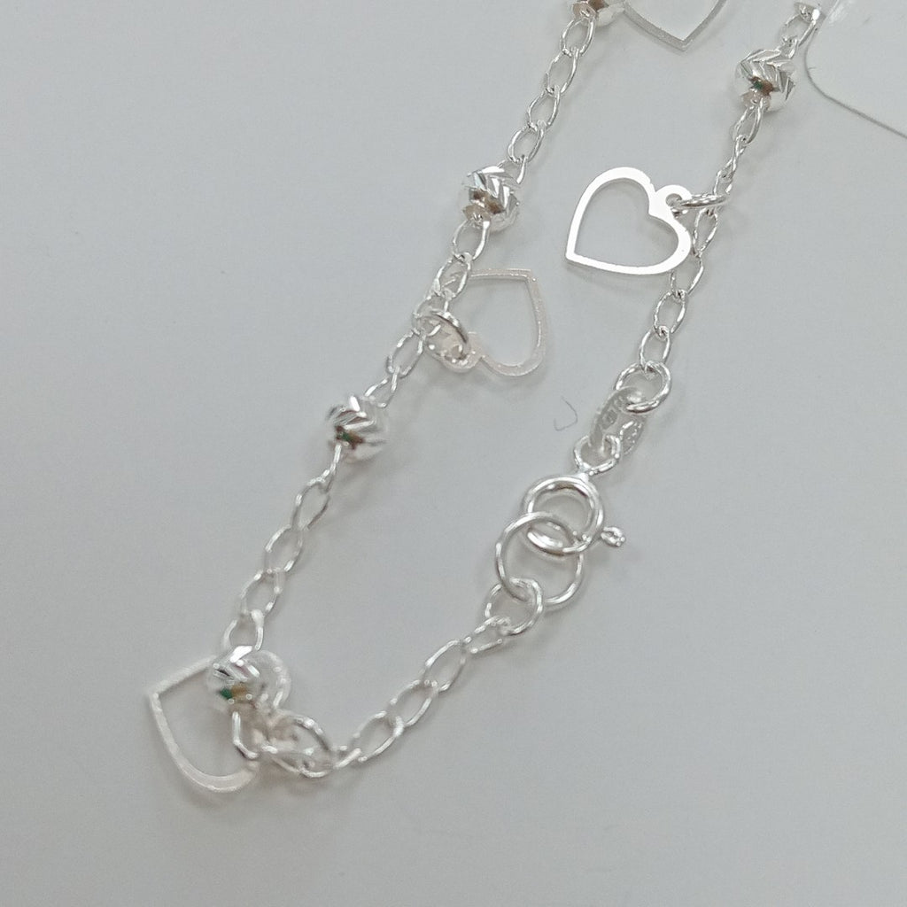 PULSERA TEJIDO ESPECIAL PLATA .925 18 CM 2.7 GR (NUEVO)
