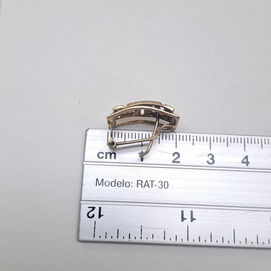 ARETES PAR ORO 10 K 6,20 GRMS (SEMINUEVO)