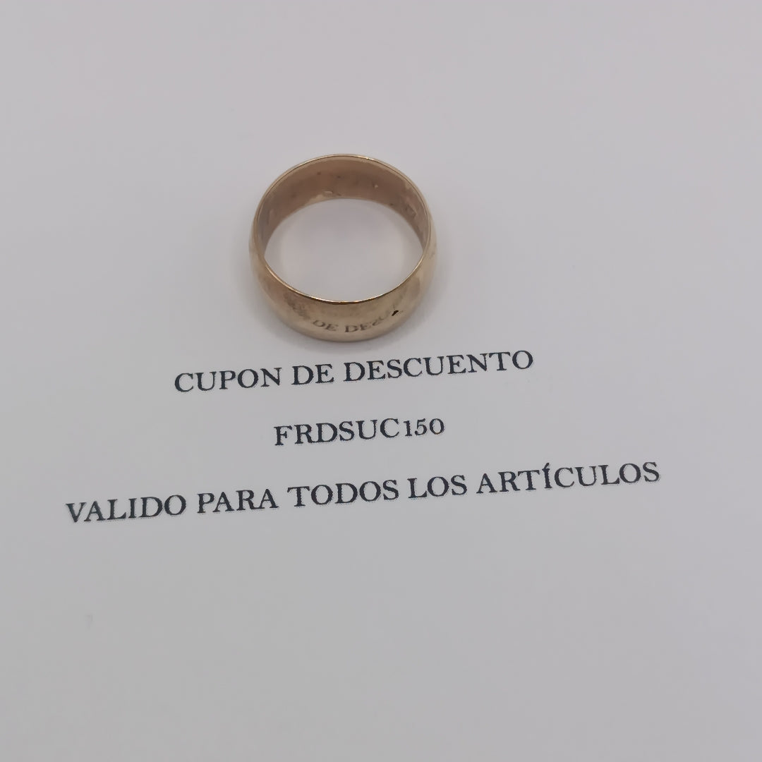 ANILLO ORO 8 K 7 GRMS (SEMINUEVO)