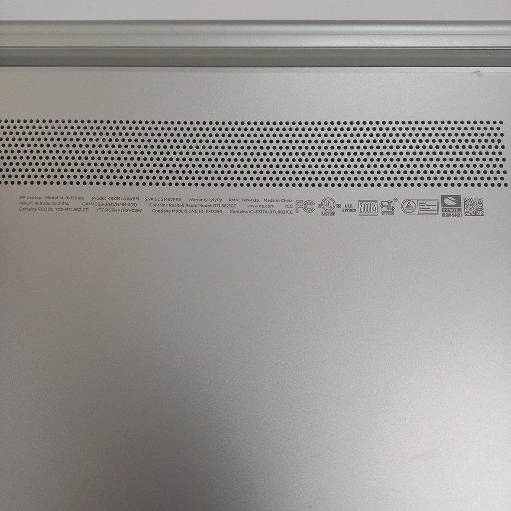 LAPTOP HP 14-DK1508LA (2022) 256 GB SSD 8 GB RAM