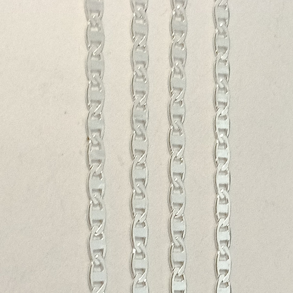 CADENA TEJIDO ESPEJO PLATA .925 55 CM 3.8 GR (NUEVO)