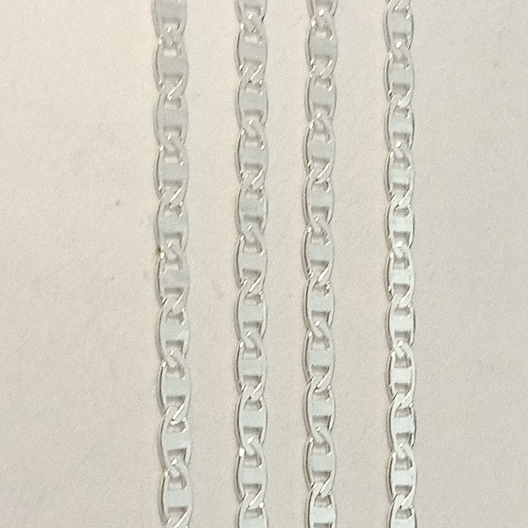 CADENA TEJIDO ESPEJO PLATA .925 55 CM 3.8 GR (NUEVO)
