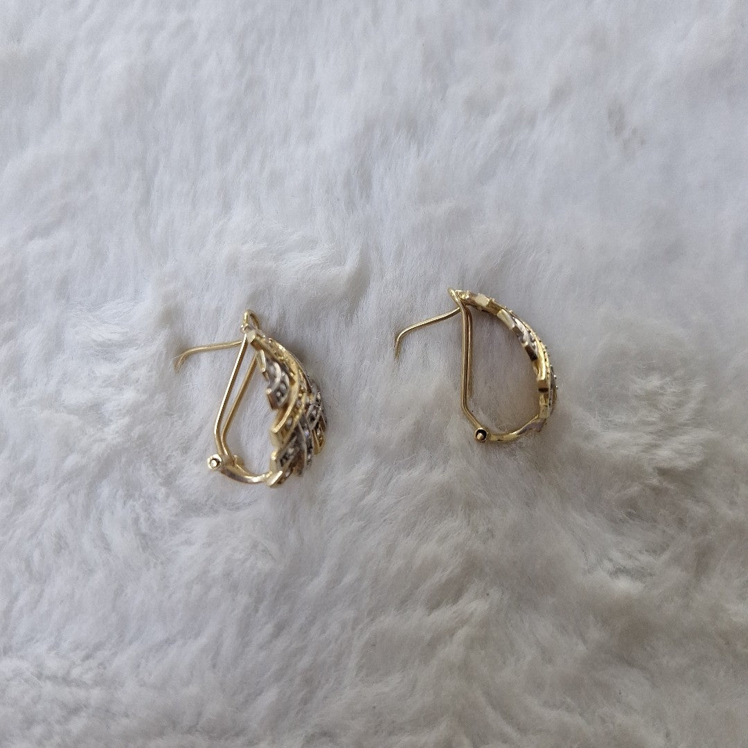 ARETES PAR ORO 10 K 6 GRMS (SEMINUEVO)
