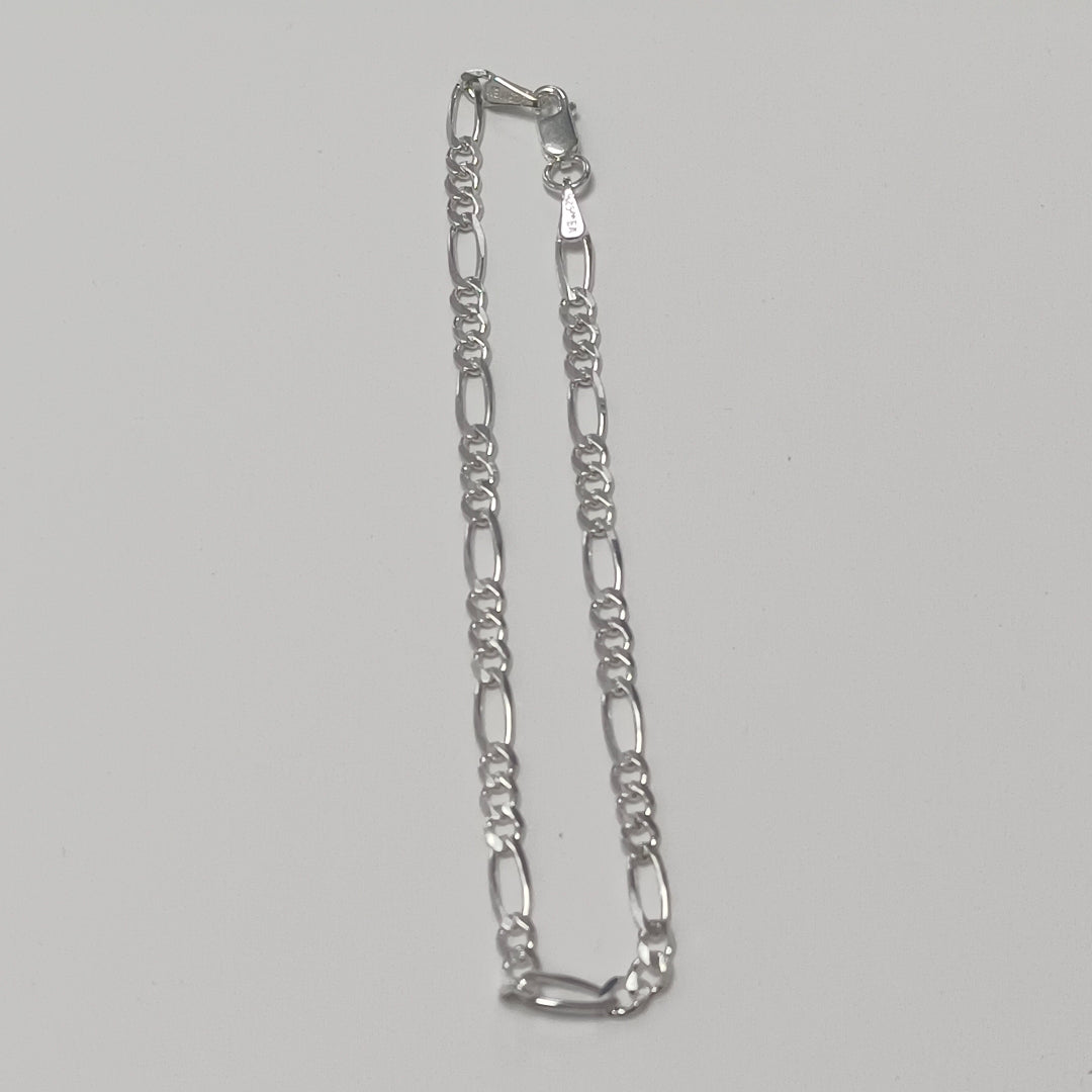 PULSERA TEJIDO 3X1 PLATA .925 18 CM 2.7 GR (NUEVO)