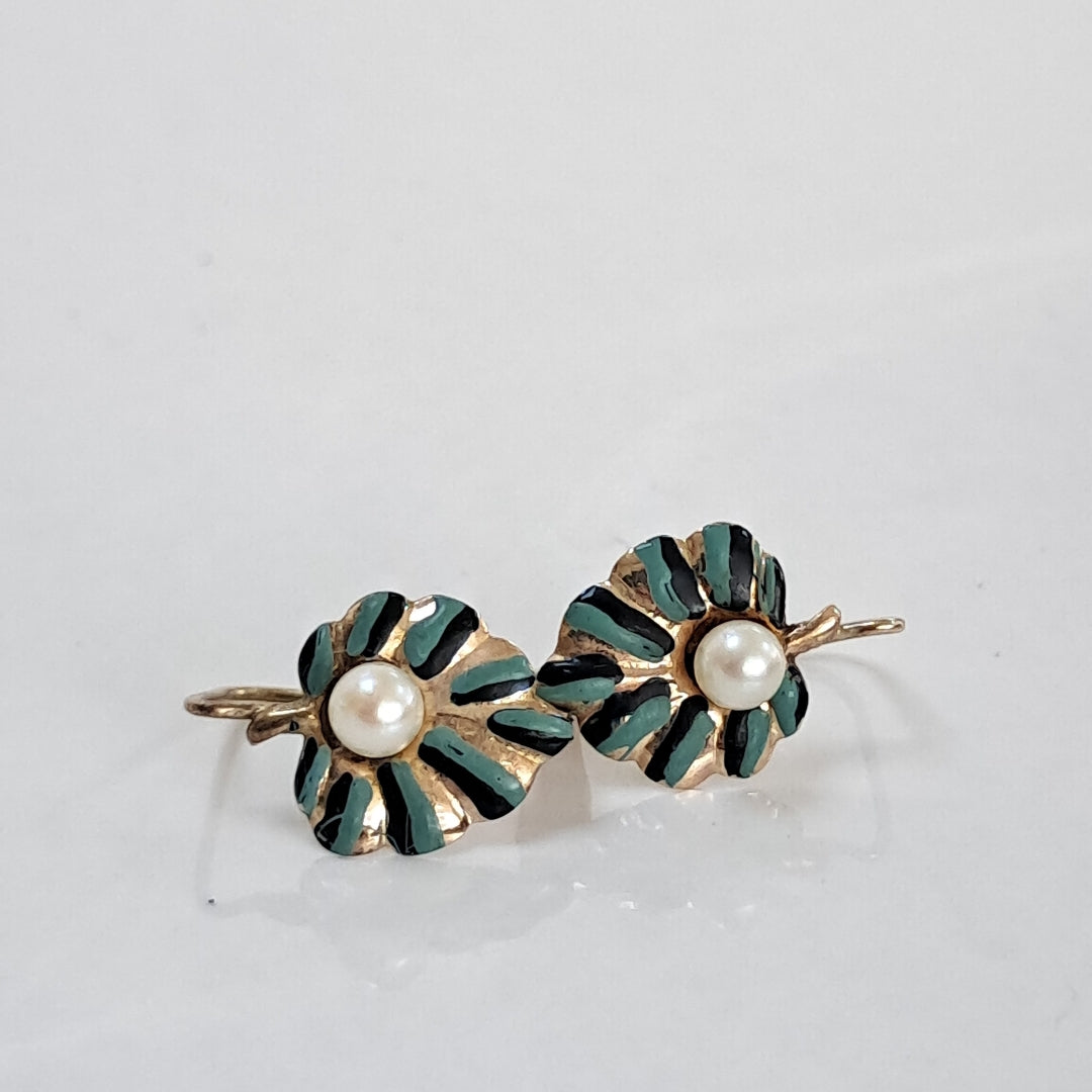 ARETES PAR ORO 8 K 1,20 GRMS (SEMINUEVO)