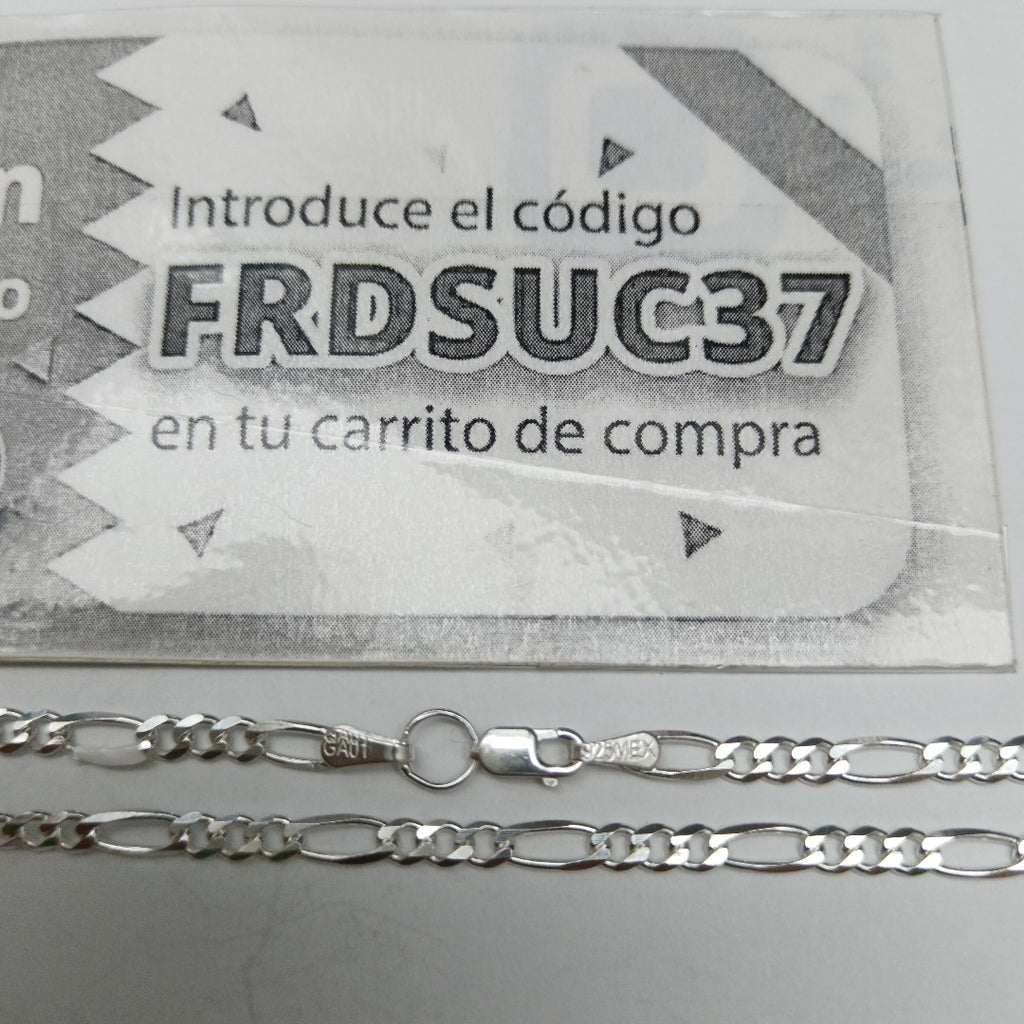 CADENA TEJIDO 3X1 PLATA .925 55 CM 7.6 GR (NUEVO)