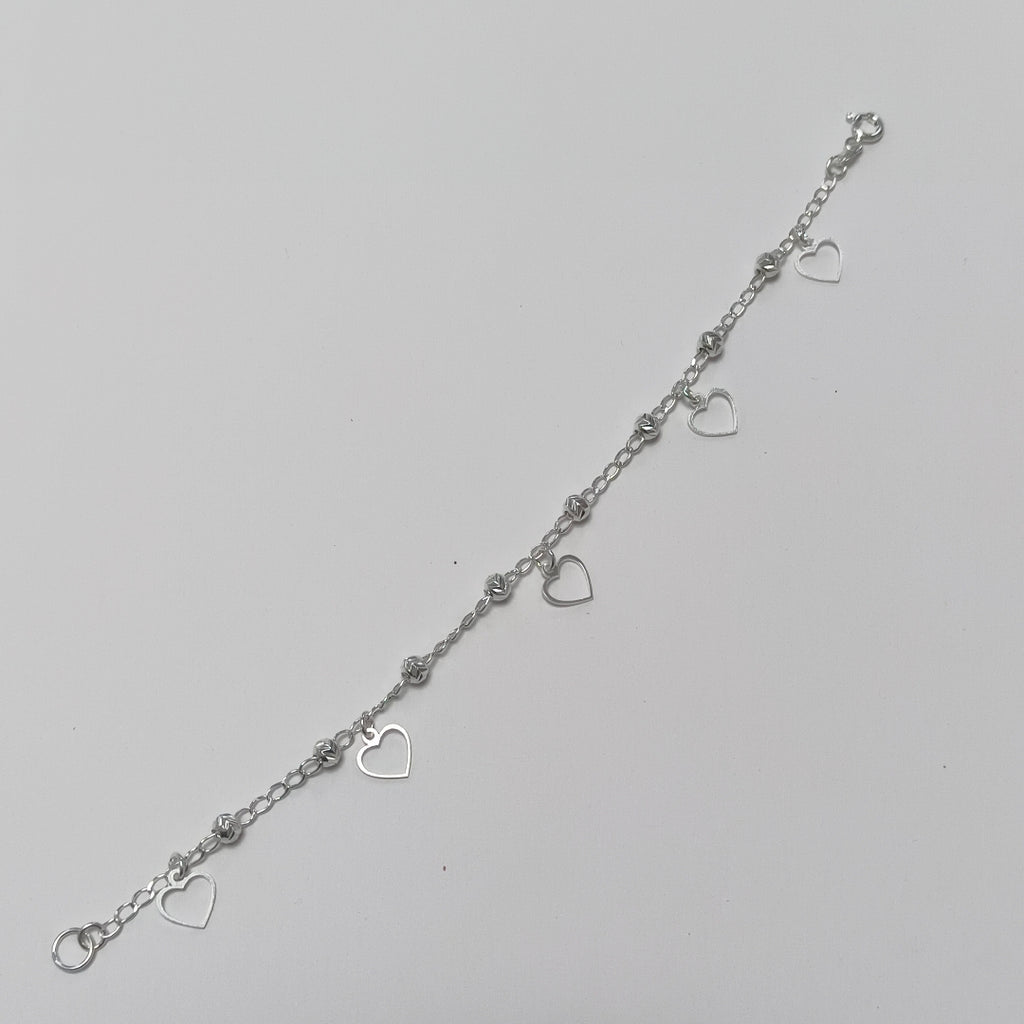 PULSERA TEJIDO ESPECIAL PLATA .925 18 CM 2.6 GR (NUEVO)