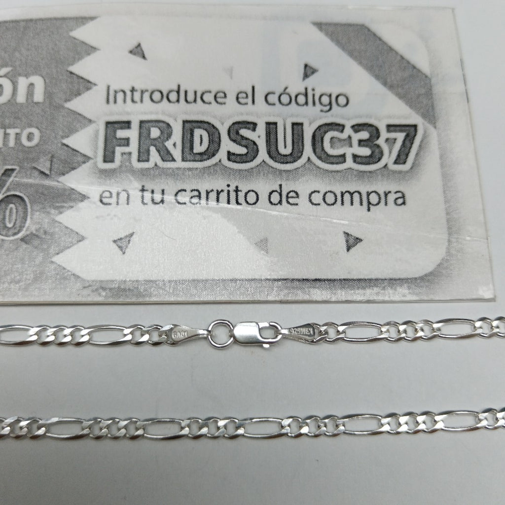 CADENA TEJIDO 3X1 PLATA .925 50 CM 6.9 GR (NUEVO)
