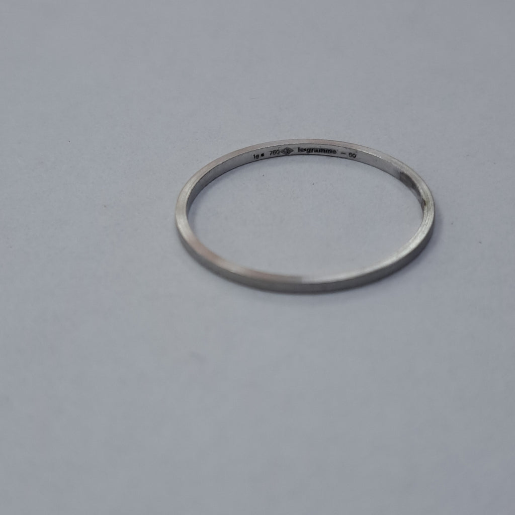 ANILLO ORO BLANCO 18 K 1,00 GRMS (SEMINUEVO)