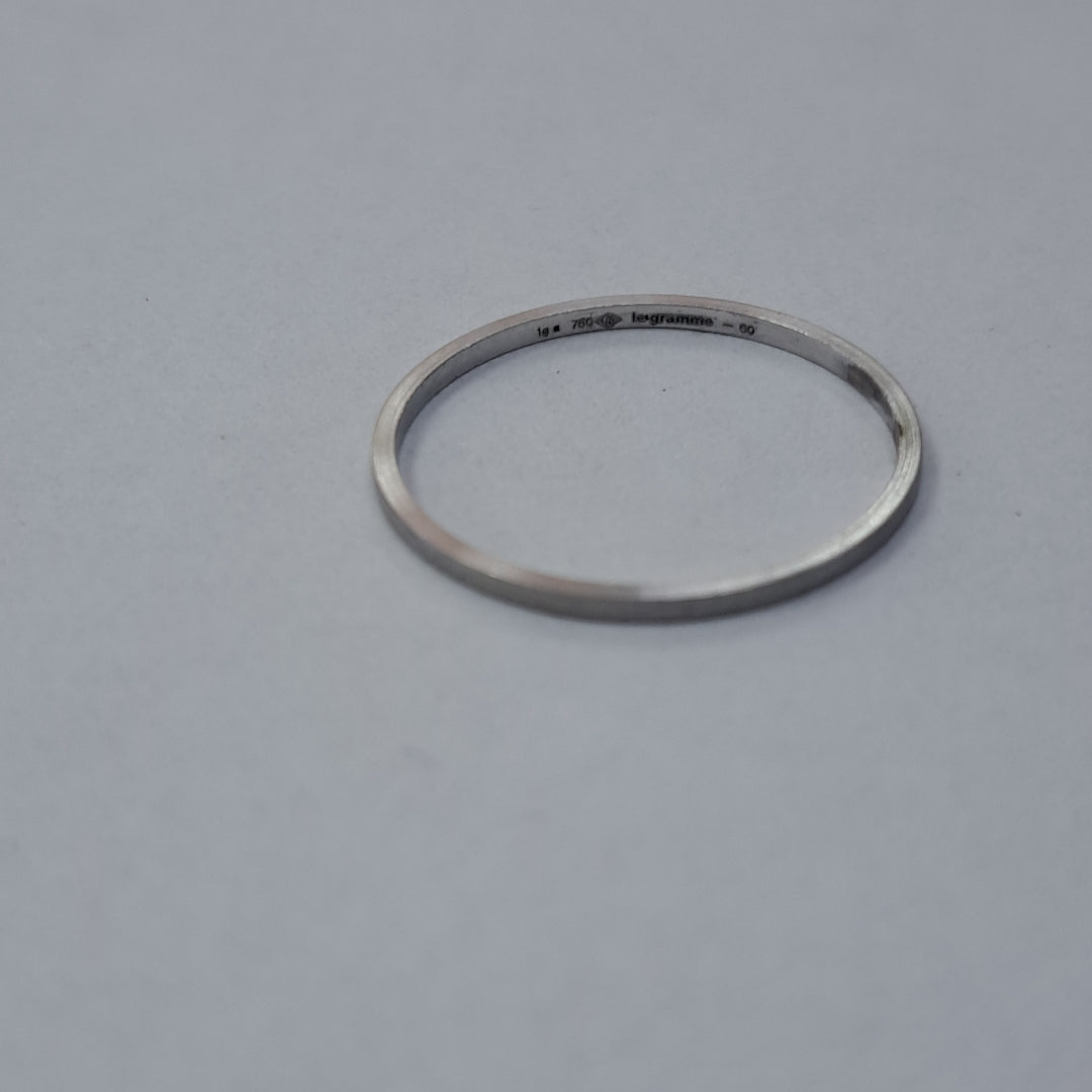 ANILLO ORO BLANCO 18 K 1,00 GRMS (SEMINUEVO)