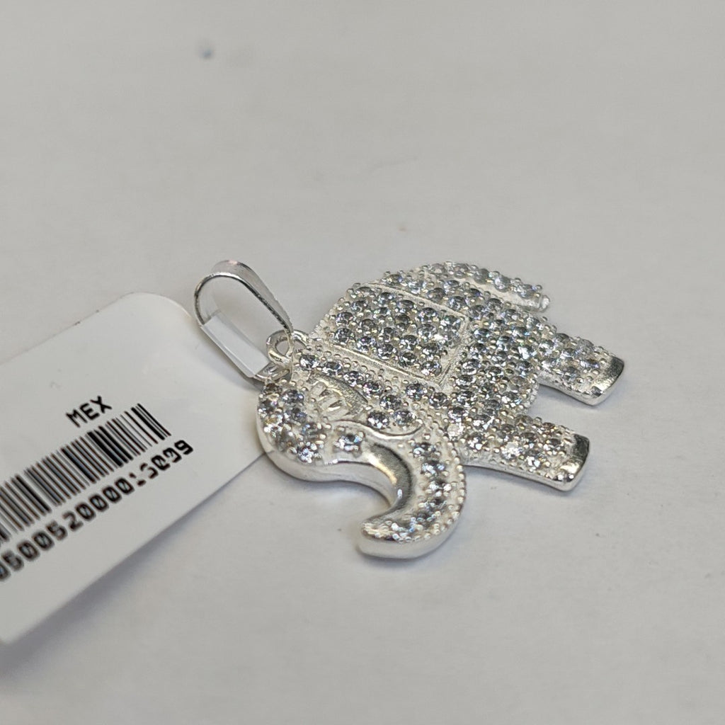 DIJE ELEFANTE C/CIRCONIAS PLATA .925 5.4 GR (NUEVO)