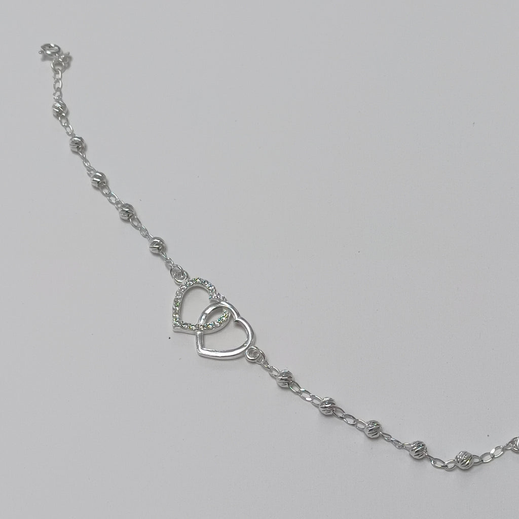 PULSERA TEJIDO TEJIDO ESPECIAL PLATA .925 18 CM 3.9 GR (NUEVO)