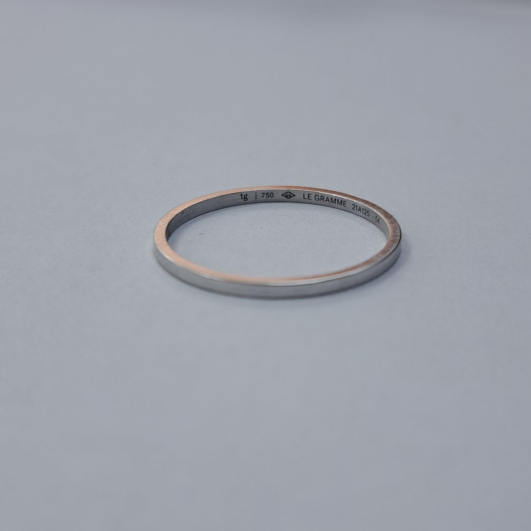 ANILLO ORO BLANCO 18 K 1,00 GRMS (SEMINUEVO)