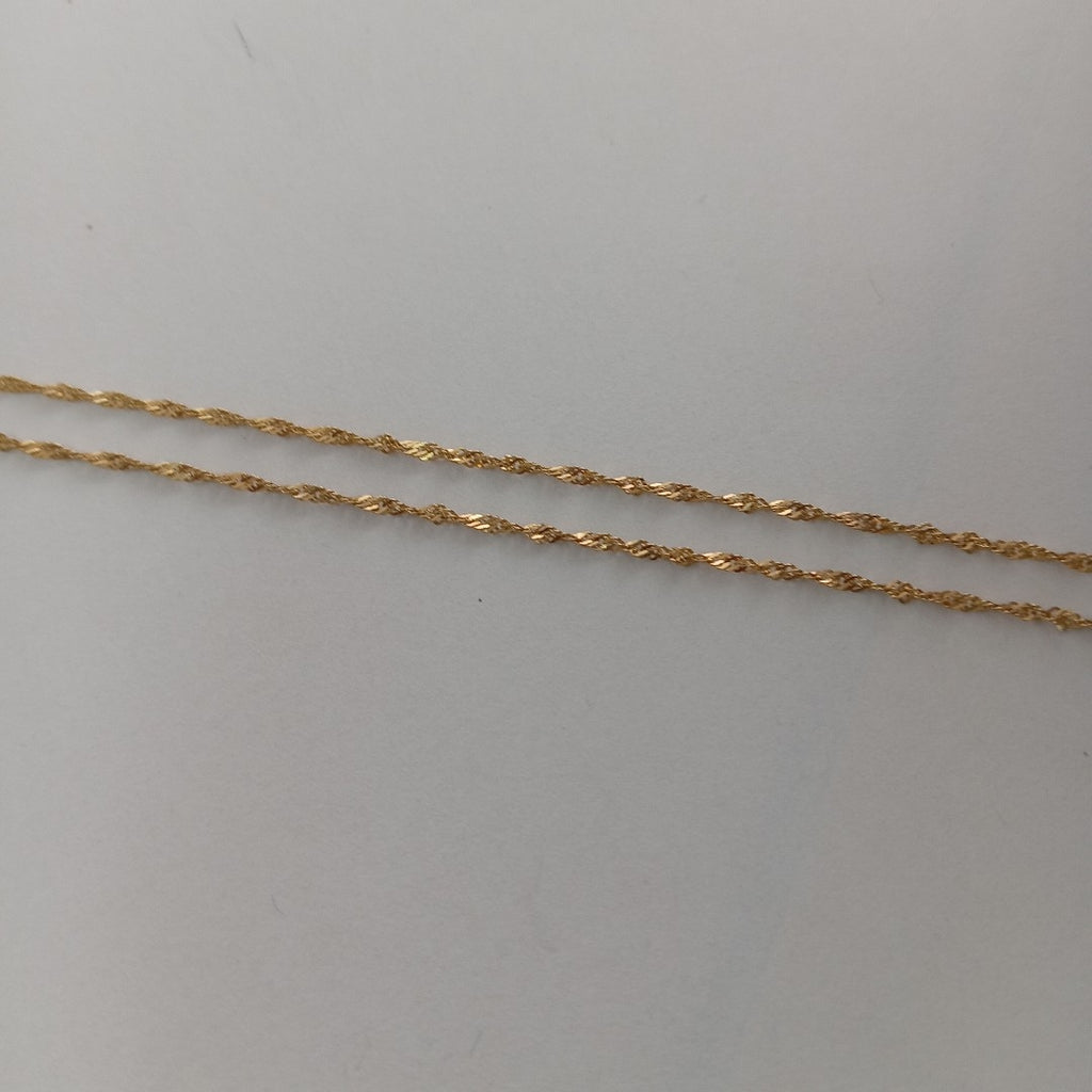 CADENA, MEDALLA RELIGIOSA ORO 10 K 2.1 GRMS (SEMINUEVO)