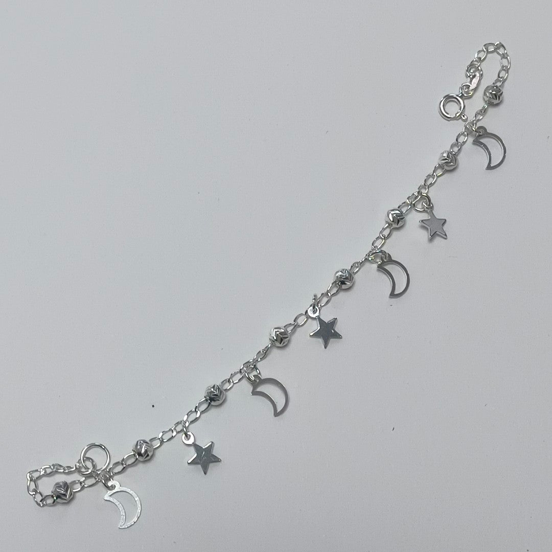 PULSERA TEJIDO TEJIDO ESPECIAL PLATA .925 18 CM 3.1 GR (NUEVO)