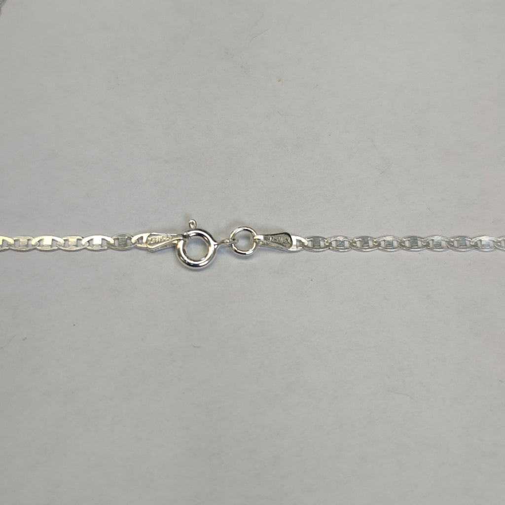 CADENA TEJIDO ESPEJO PLATA .925 55 CM 4.1 GR (NUEVO)
