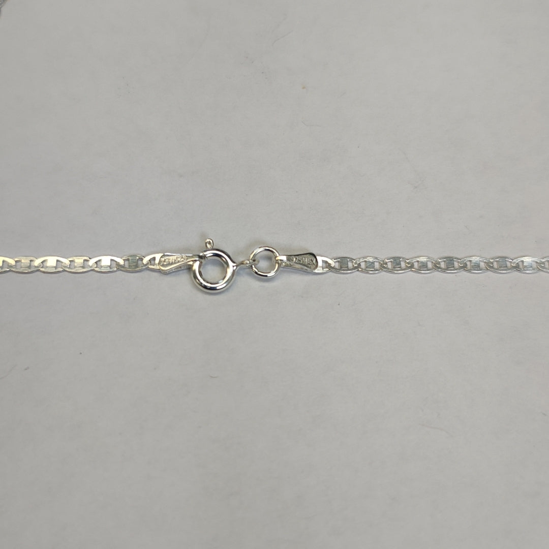 CADENA TEJIDO ESPEJO PLATA .925 55 CM 4.1 GR (NUEVO)