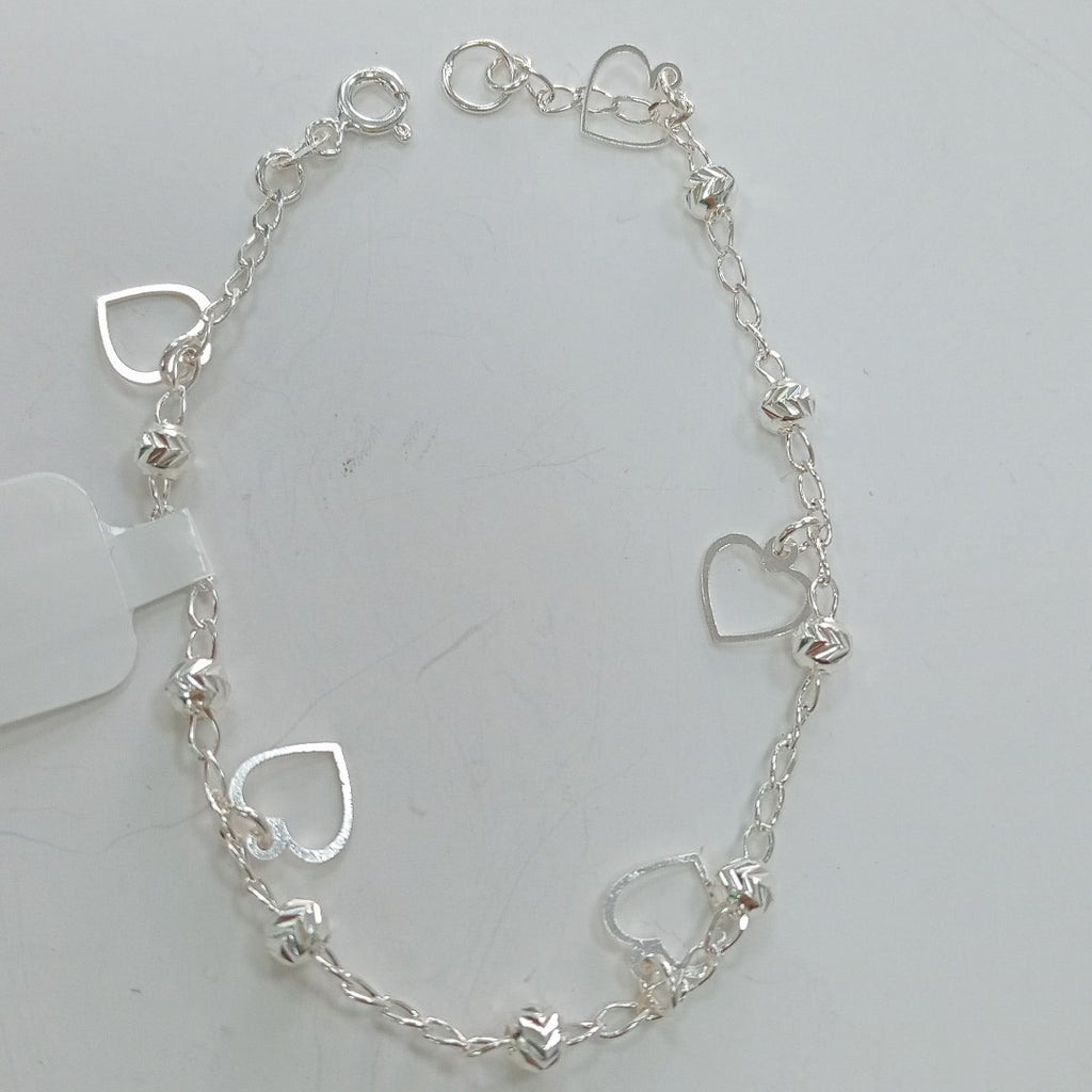 PULSERA TEJIDO ESPECIAL PLATA .925 18 CM 2.7 GR (NUEVO)
