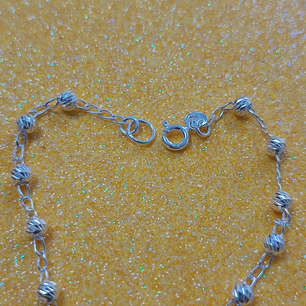 PULSERA TEJIDO ESPECIAL PLATA .925 18 CM 2.8 GR (NUEVO)