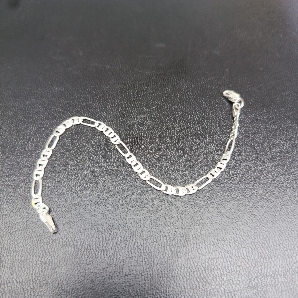 PULSERA TEJIDO 3X1 PLATA .925 16 CM 2.5 GR (NUEVO)