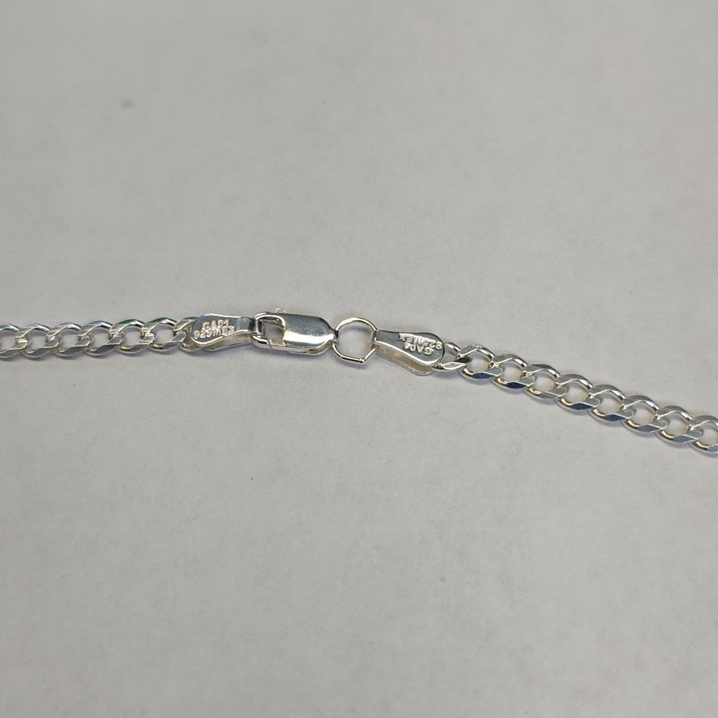 CADENA TEJIDO BARBADO PLATA .925 60 CM 13.2 GR (NUEVO)