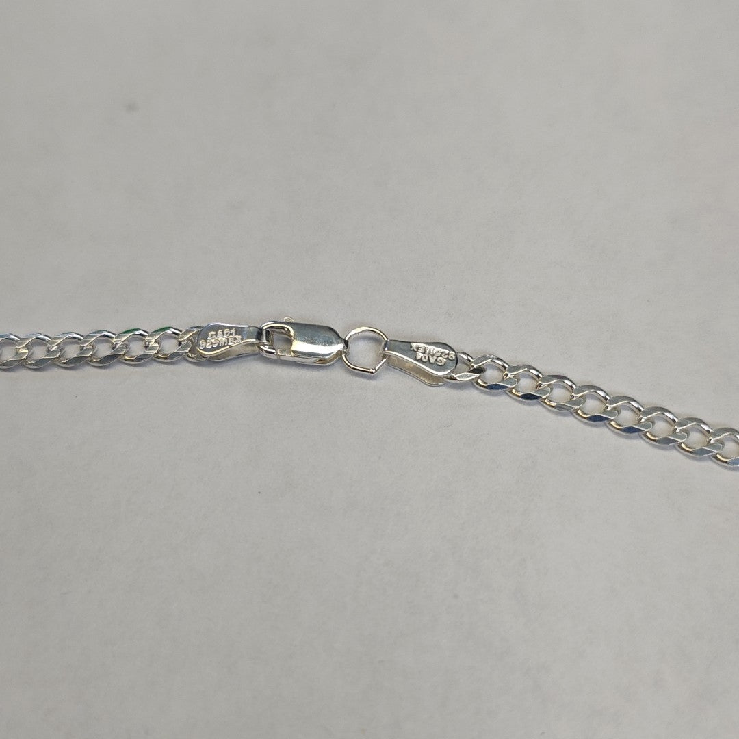 CADENA TEJIDO BARBADO PLATA .925 60 CM 13.2 GR (NUEVO)