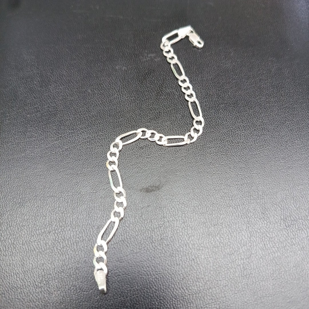 PULSERA TEJIDO 3X1 PLATA .925 18 CM 5 GR (NUEVO)