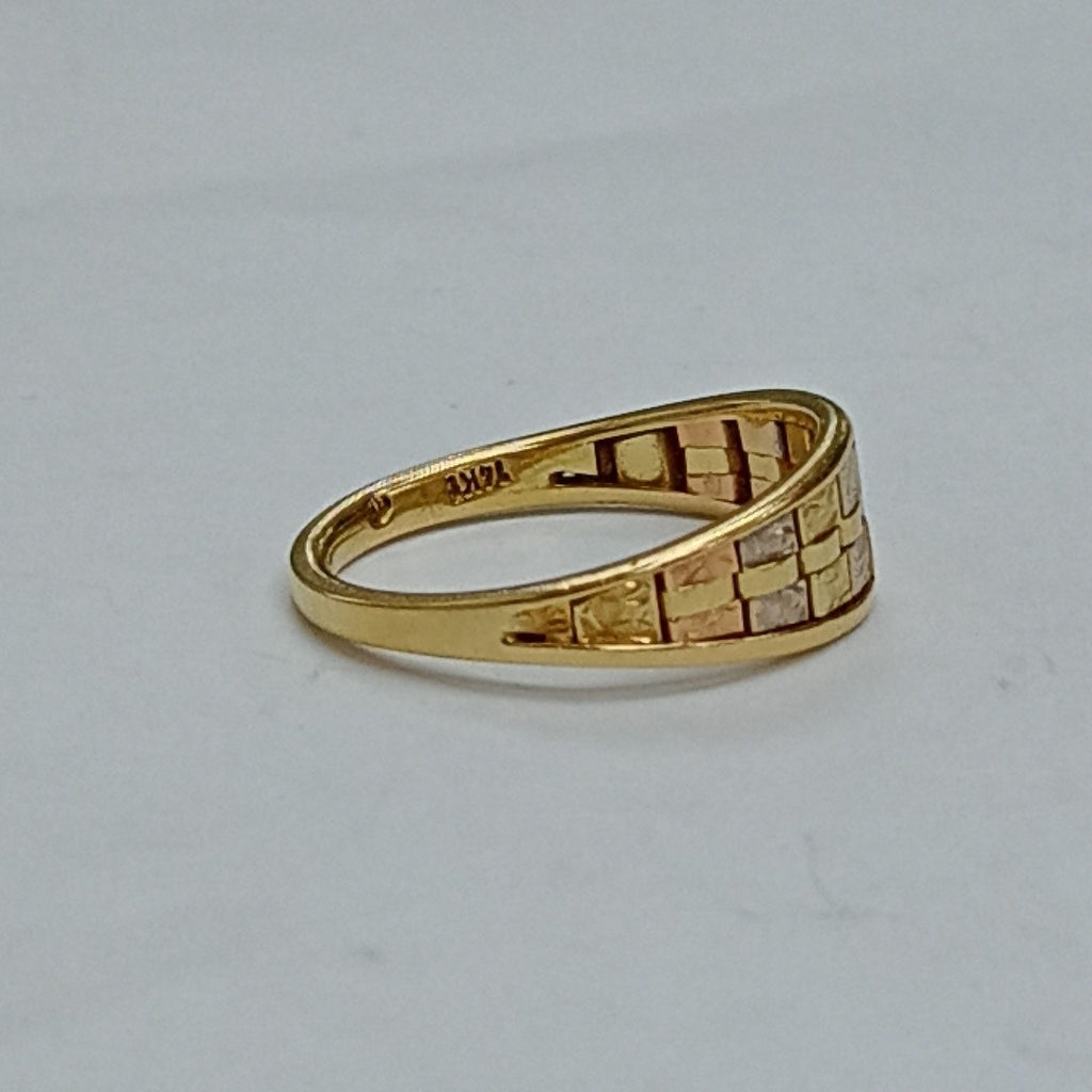 ANILLITO ORO,ORO COMBINADO 14 K 3,10 GRMS (SEMINUEVO)
