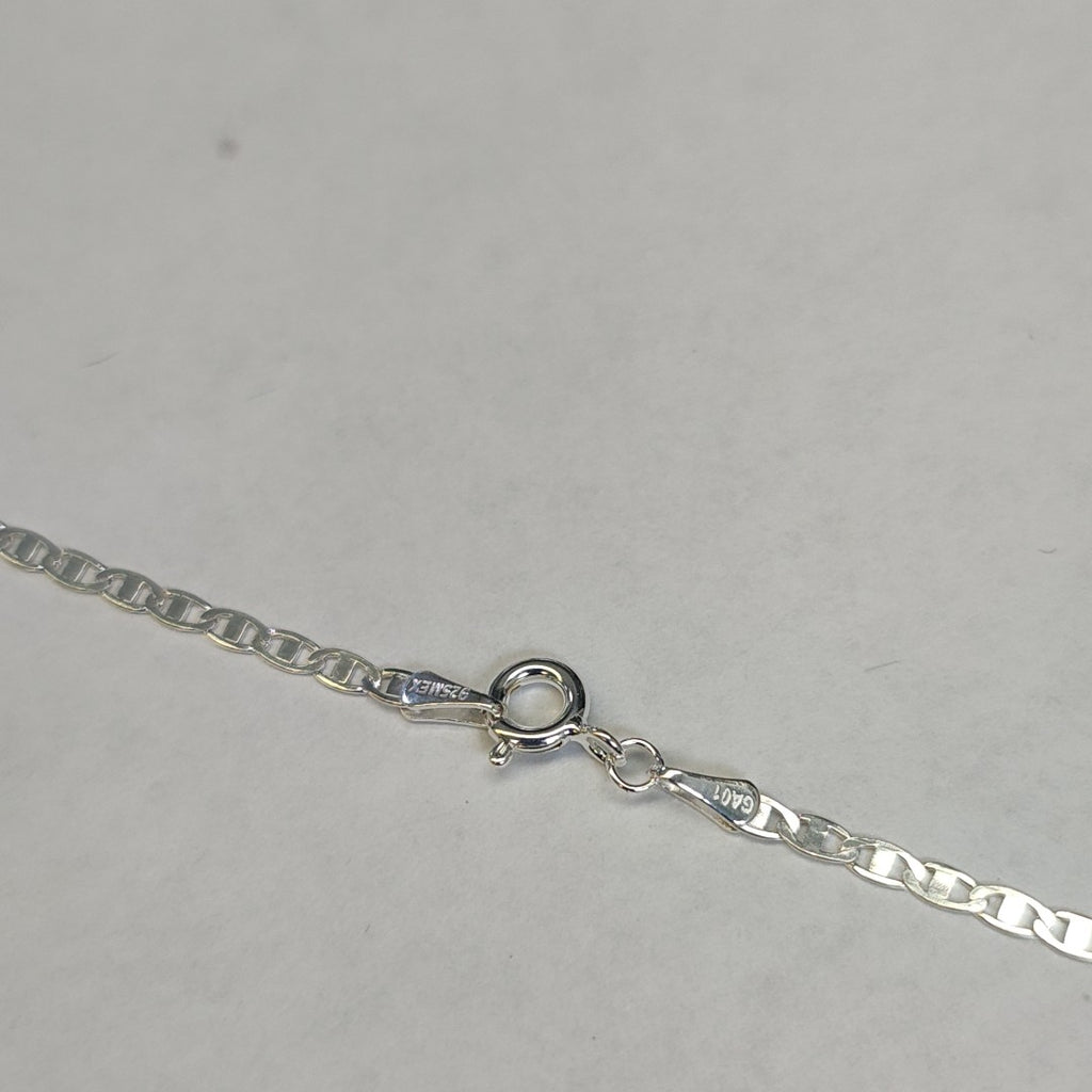 CADENA TEJIDO ESPEJO PLATA .925 55 CM 4.1 GR (NUEVO)