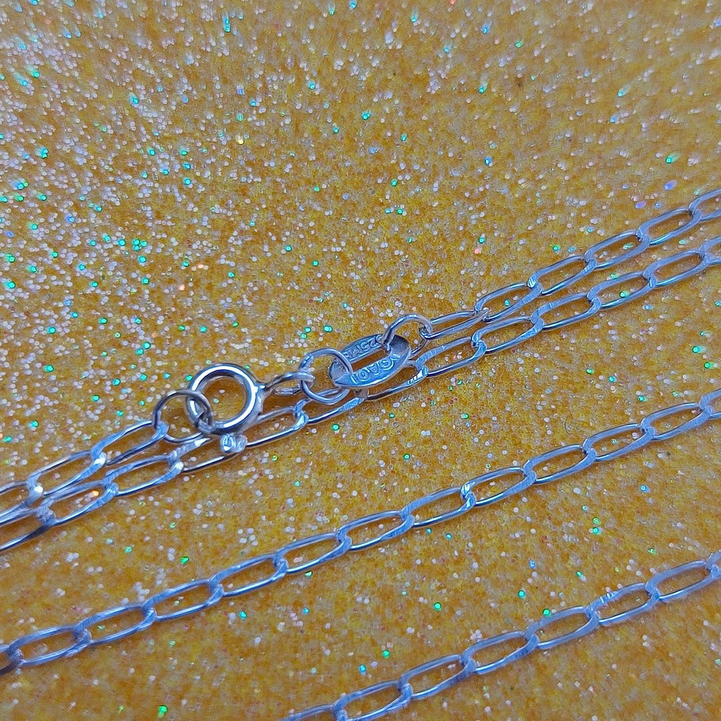 CADENA TEJIDO ESLABONES PLATA .925 60 CM 2.9 GR (NUEVO)