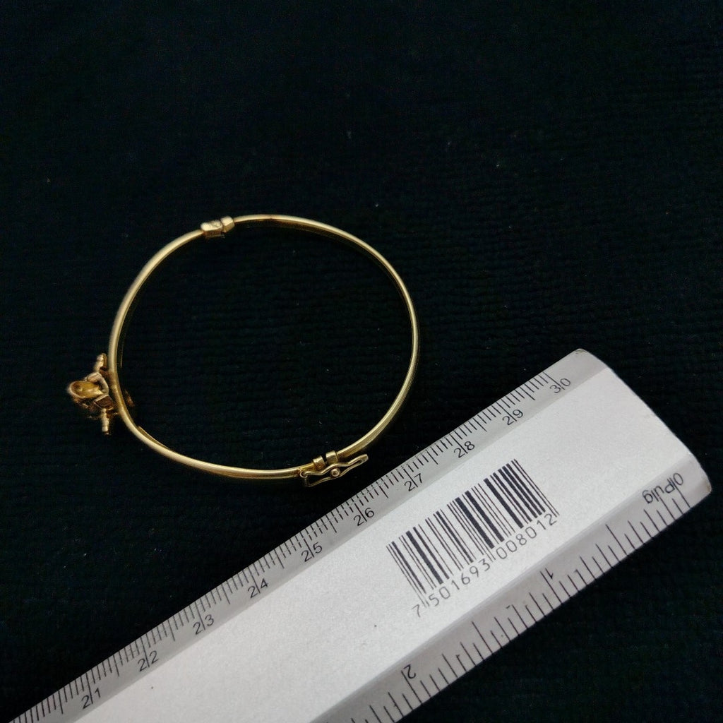 PULSERA RIGIDA ORO 10 K 7,42 GRMS (SEMINUEVO)