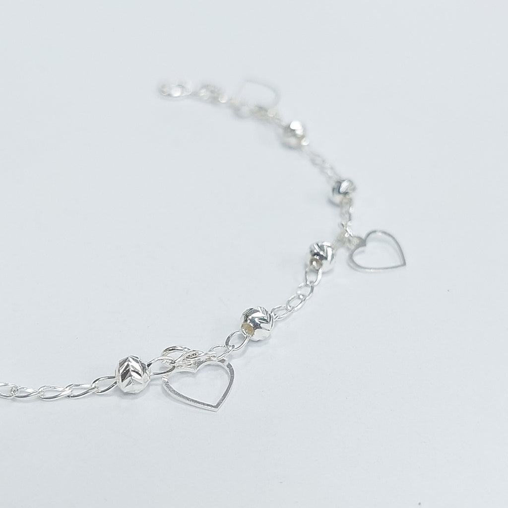 PULSERA TEJIDO ESPECIAL PLATA .925 18 CM 2.6 GR (NUEVO)