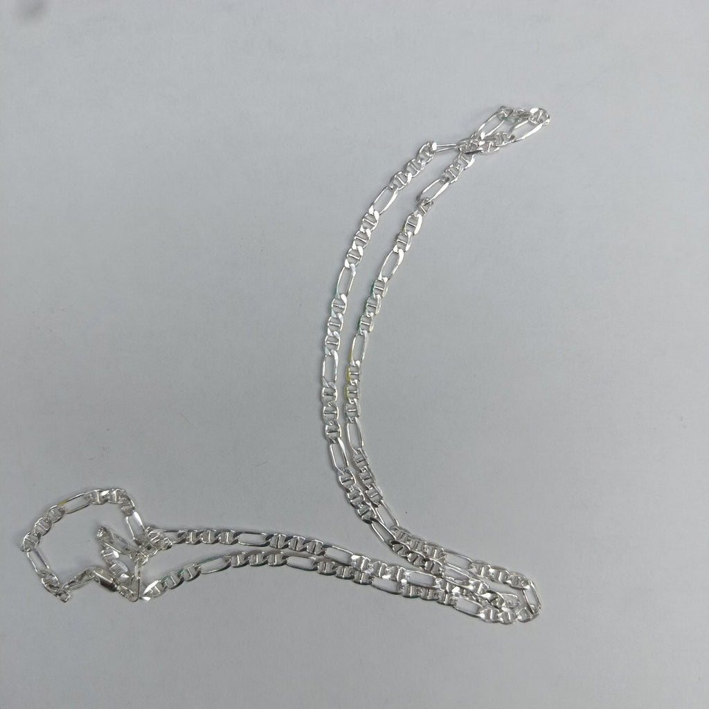 CADENA TEJIDO MARINERO PLATA .925 55 CM 7.5 GR (NUEVO)