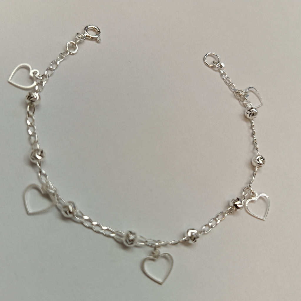 PULSERA TEJIDO ESPECIAL PLATA .925 18 CM 2.7 GR (NUEVO)