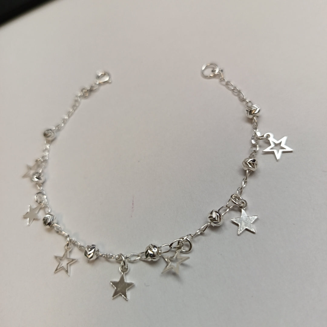 PULSERA TEJIDO ESPECIAL PLATA .925 18 CM 3.1 GR (NUEVO)