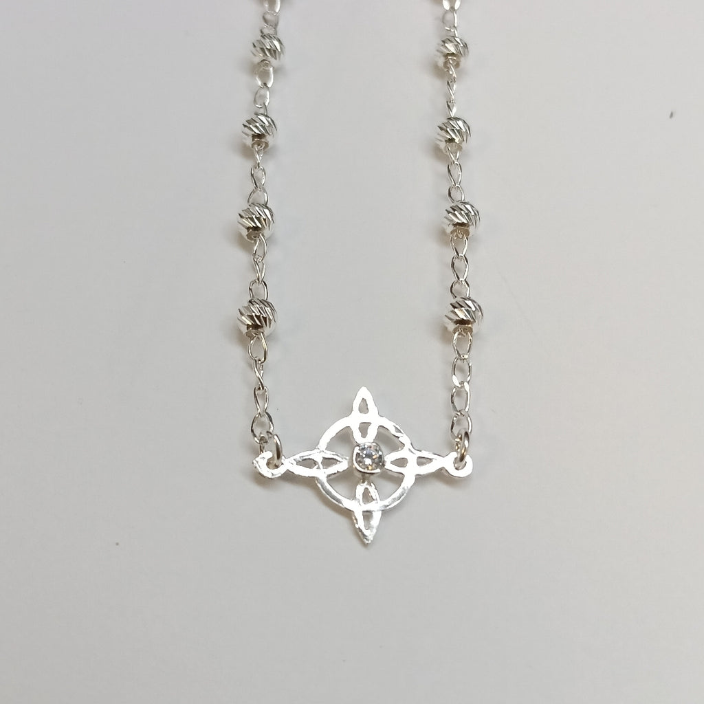 PULSERA TEJIDO ESPECIAL PLATA .925 18 CM 2.9 GR (NUEVO)