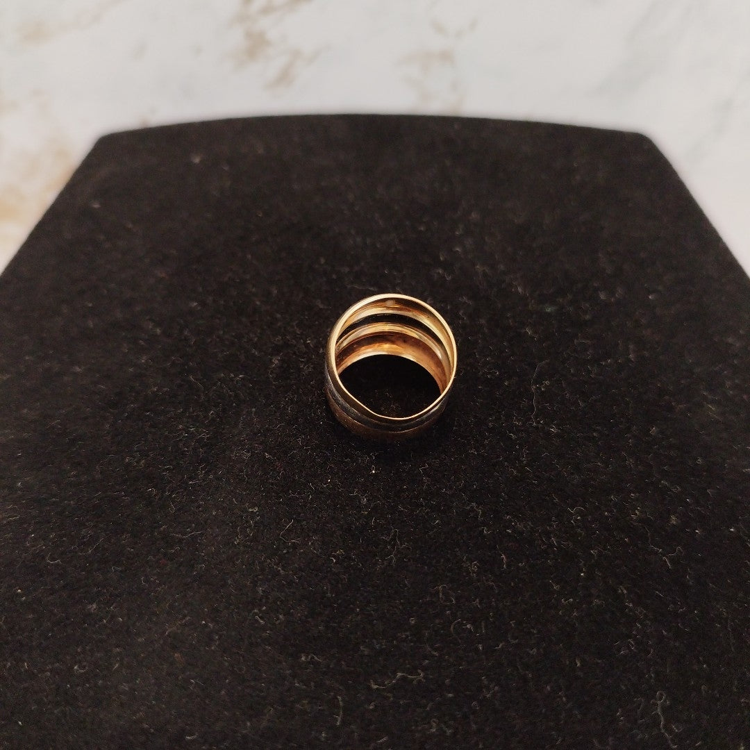 ANILLITO ORO COMBINADO 14 K 2.2 GRMS (SEMINUEVO)