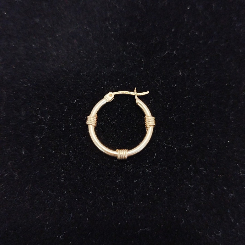 ARRACADAS PAR ORO 14 K 2.6 GRMS (SEMINUEVO)