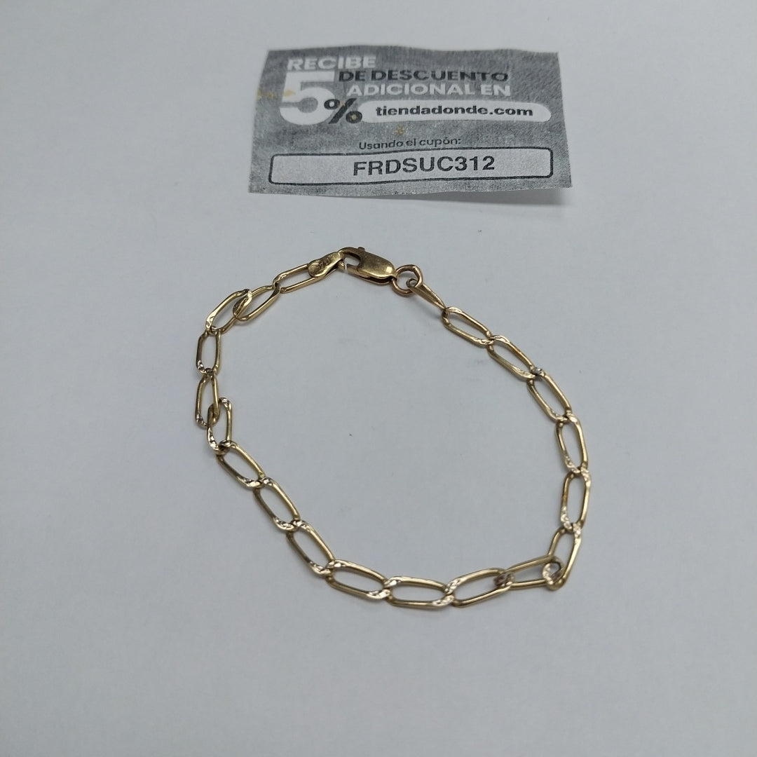 PULSERA ORO 14 K 3.8 GRMS (SEMINUEVO)
