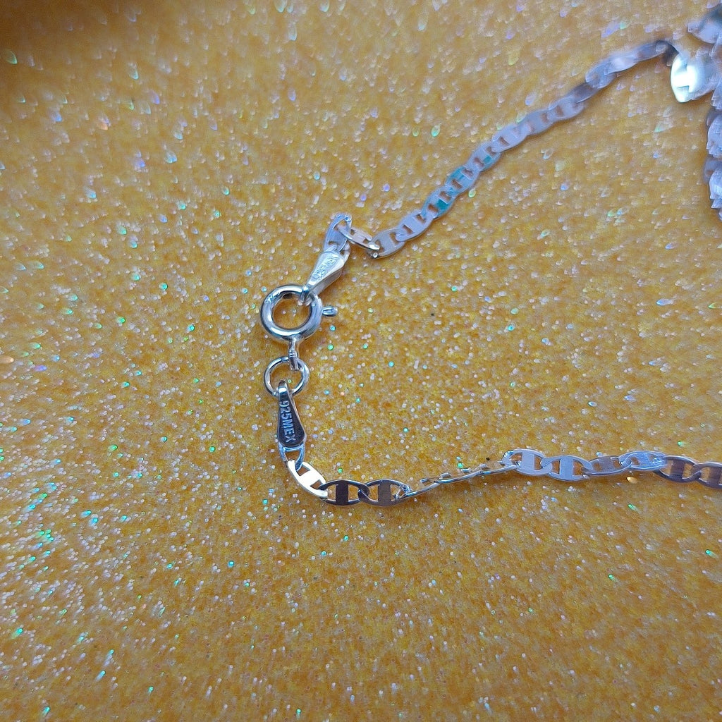 CADENA TEJIDO ESPEJO PLATA .925 60 CM 4.2 GR (NUEVO)